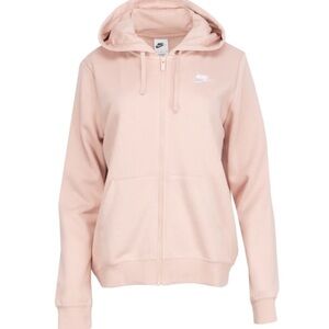 nike nude pink zip up